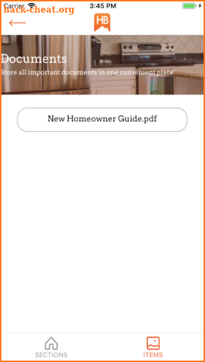 HomeBinder screenshot