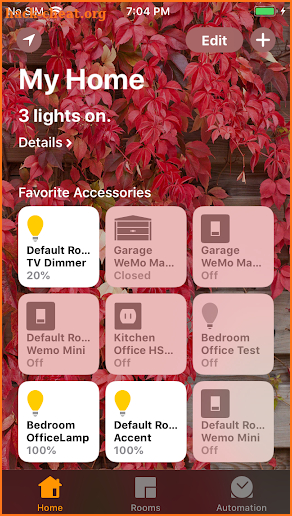 HomeBridge/HomeKit for AutomationManager screenshot