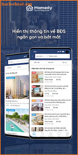 Homedy-Tìm Bất động sản, Cho thuê Mua bán nhà đất screenshot