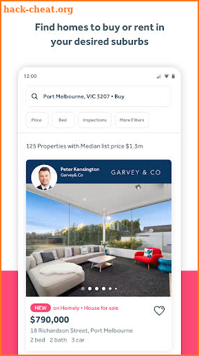 Homely.com.au - Real Estate & Property Search screenshot