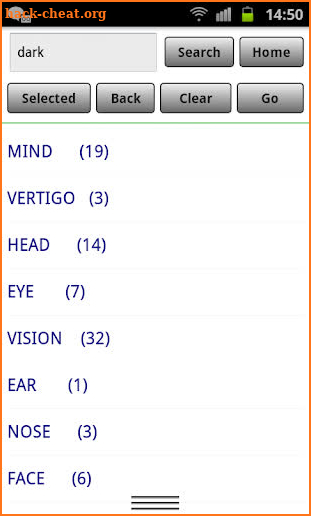 Homeopathy Nano Repertory screenshot