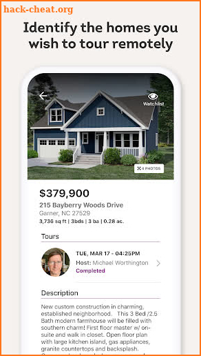 HomeRover: Livestream Video Home Tours screenshot