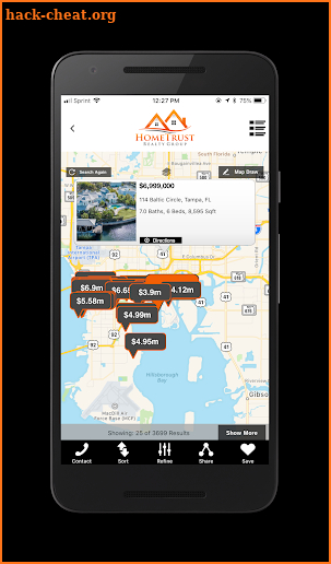 HomeTrust Realty Group Homes screenshot