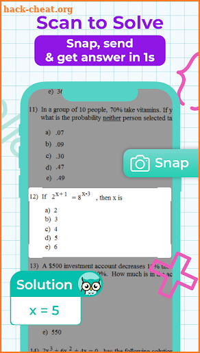 Homework Helper AI Math Solver screenshot