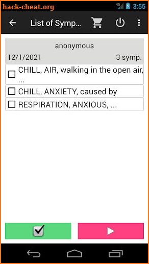 Homoeopathic Repertorium screenshot