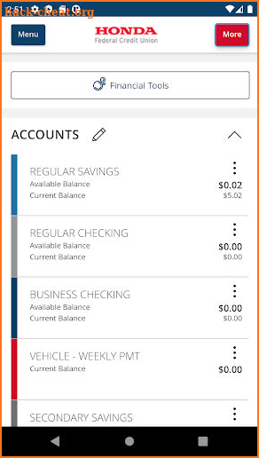 Honda FCU Mobile screenshot