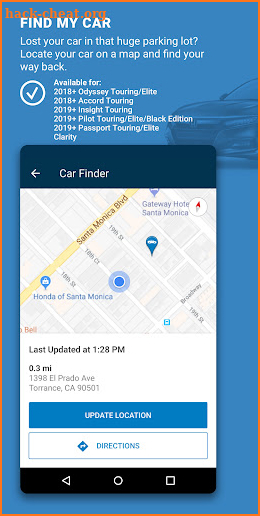 HondaLink screenshot