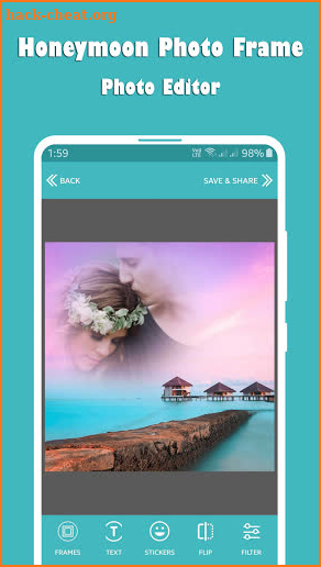 Honeymoon Photo Editor - Honeymoon Photo Frame screenshot