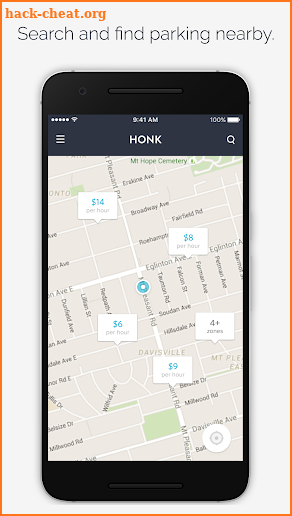 HonkMobile: Find & Pay for Parking screenshot