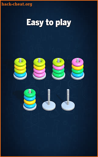 Hoop Sort Puzzle: Color Ring Stack Sorting Game screenshot