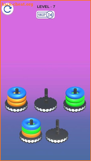 Hoop Stack -Buble Sort 3D screenshot