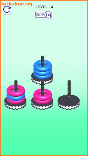 Hoop Stack -Buble Sort 3D screenshot