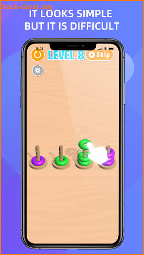 Hoops Color Sort - Color Stack Puzzle Free Games screenshot