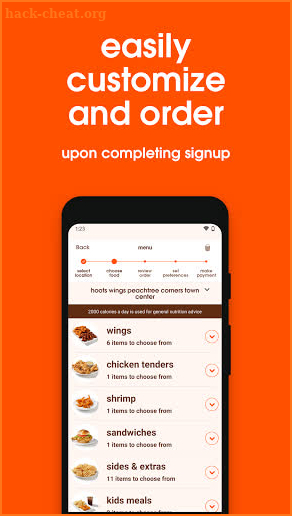 Hoots Wings Rewards & Ordering screenshot