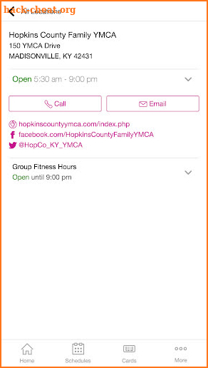 Hopkins County Family YMCA screenshot