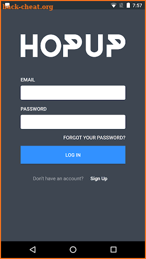 HopUp screenshot