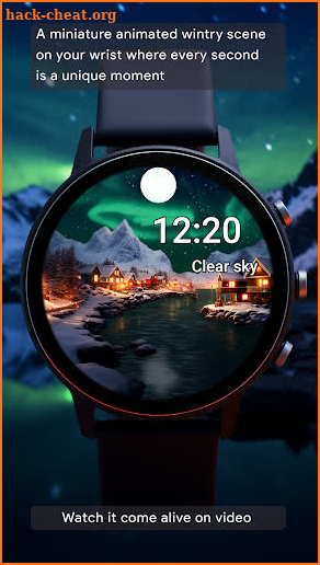 Horizon Aurora Watch Face screenshot