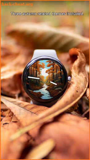 Horizon Autumn Watch Face screenshot