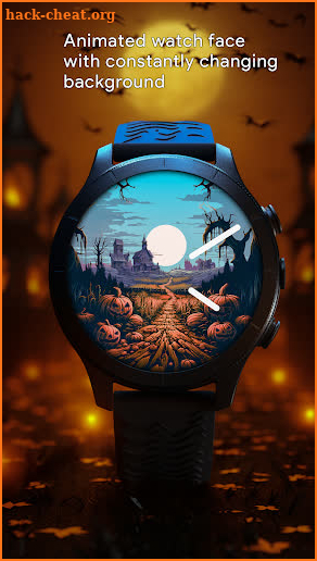 Horizon Halloween Watch Face screenshot