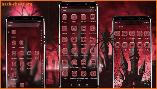 Horror Castle Launcher Theme screenshot