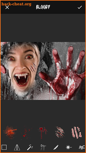 Horror Frames Photo Editor screenshot