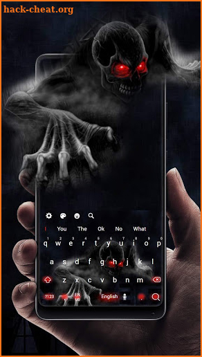 Horror Skull Keyboard screenshot