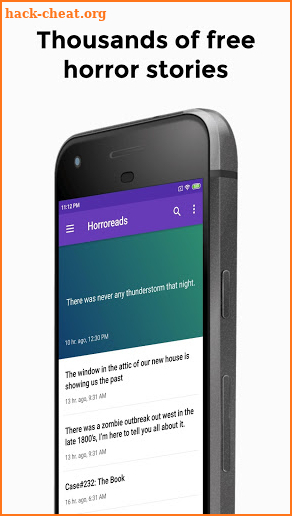 Horroreads - Free Horror Stories & Scary Stories screenshot
