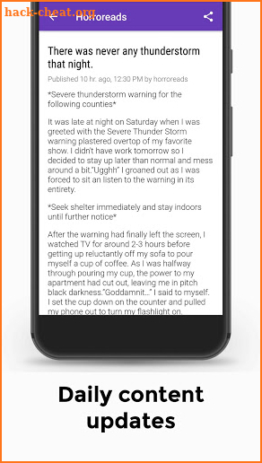 Horroreads - Free Horror Stories & Scary Stories screenshot