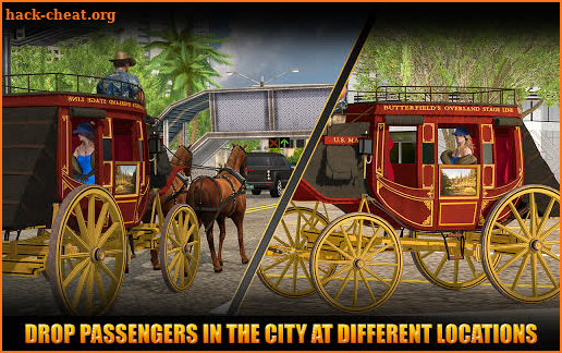 Horse Carriage Offroad Transport Game screenshot