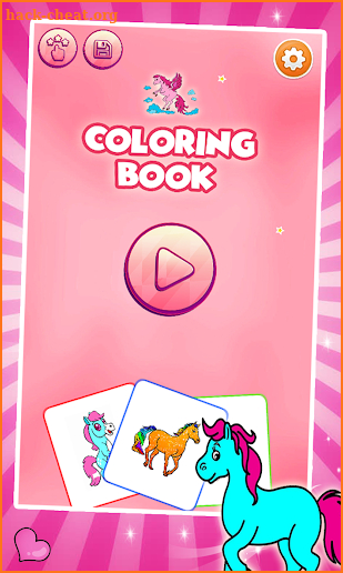 Horse Coloring Game screenshot