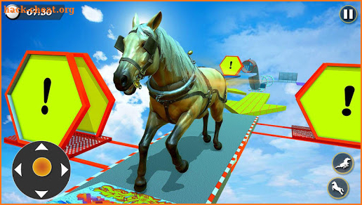 Horse Parkour Over Ramps: 3D Run 2020 screenshot