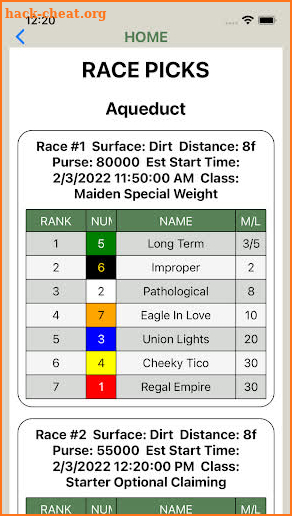 Horse Racing Tips screenshot