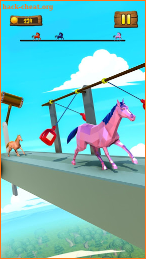 Horse Run Fun Race 3D Games screenshot