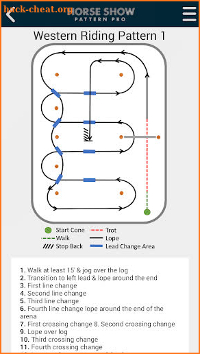 Horse Show Pattern Pro screenshot