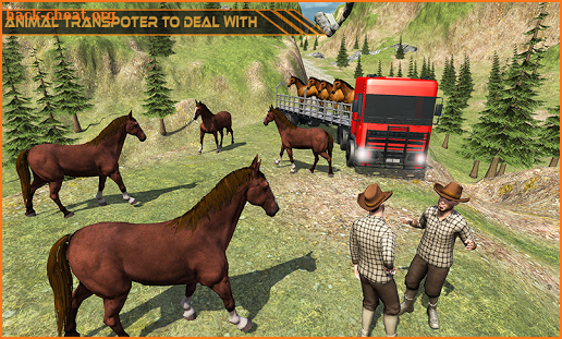 Horse Transport Truck Sim 19 -Rescue Thoroughbred screenshot