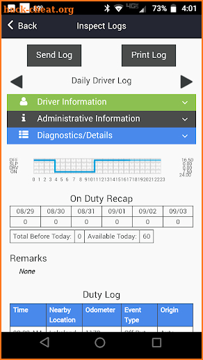 HOS4Ag (GPS) screenshot