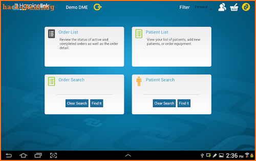 Hospicelink screenshot