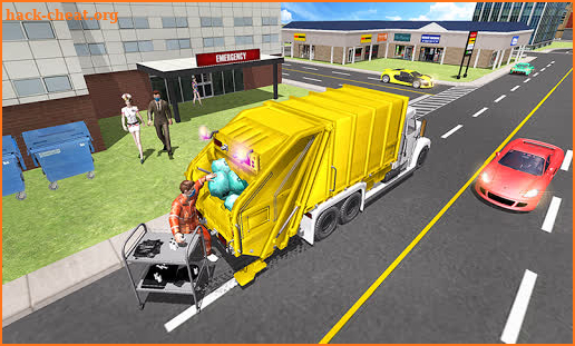 Hospital Waste Material Transport Truck Simulator screenshot