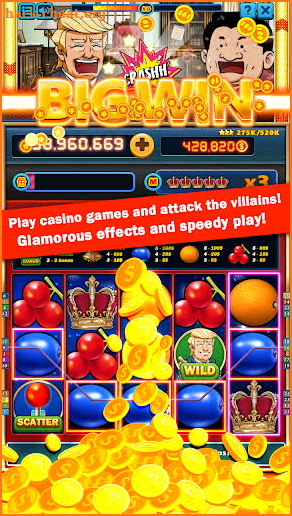 HOT Trump Casino Slots - Action battle casino game screenshot