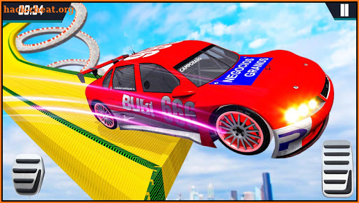 Hot Wheels Car Games: impossible stunt car tracks screenshot