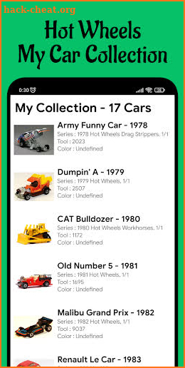 Hot Wheels My Collection screenshot