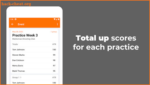 HotClays: Trap, Skeet & Sporting Clays Score Sheet screenshot