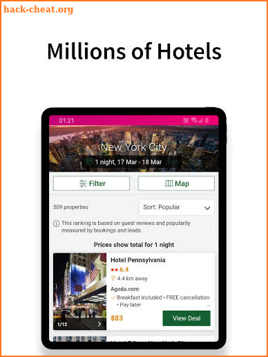 Hotel Booking - Hotel Deals & Discounts screenshot