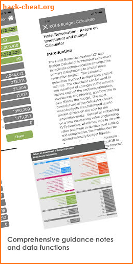 Hotel Renovation Calculator screenshot