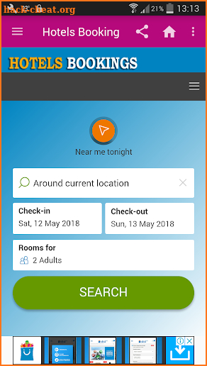 Hotels Booking screenshot