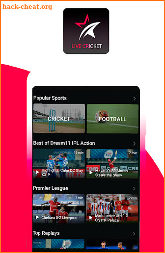 Hotstar Live IPL - TV & HD Movies Guide screenshot