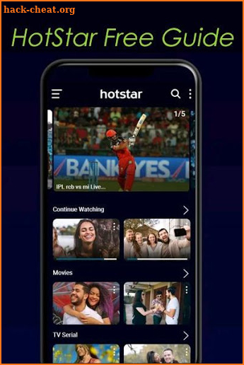 Hotstar Live TV Shows - HD Movies Guide 2020 screenshot