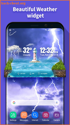 Hourly Weather Widget for 2018 screenshot