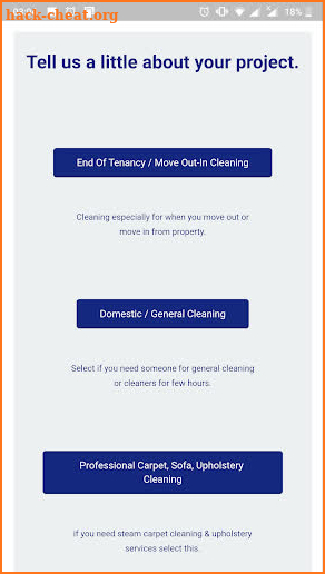 House Cleaning Cost Calculator screenshot