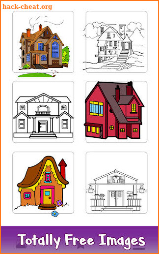 House Color by Number - Adult Coloring Book Pages screenshot